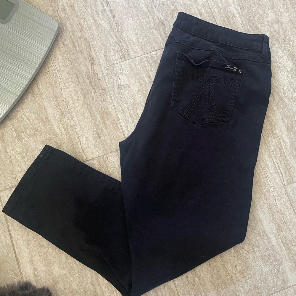 Seven7 women’s black Luxe Jeans